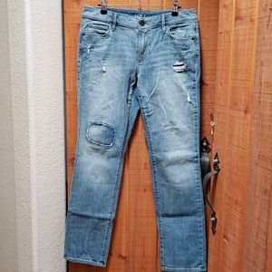 Ann Taylor Loft Curvy Straight Jeans